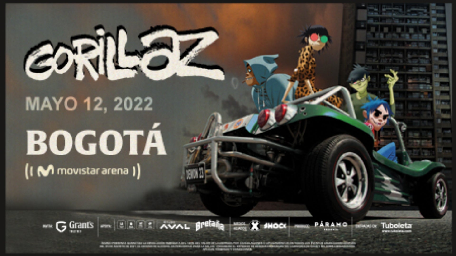 Gorillaz Movistar Arena