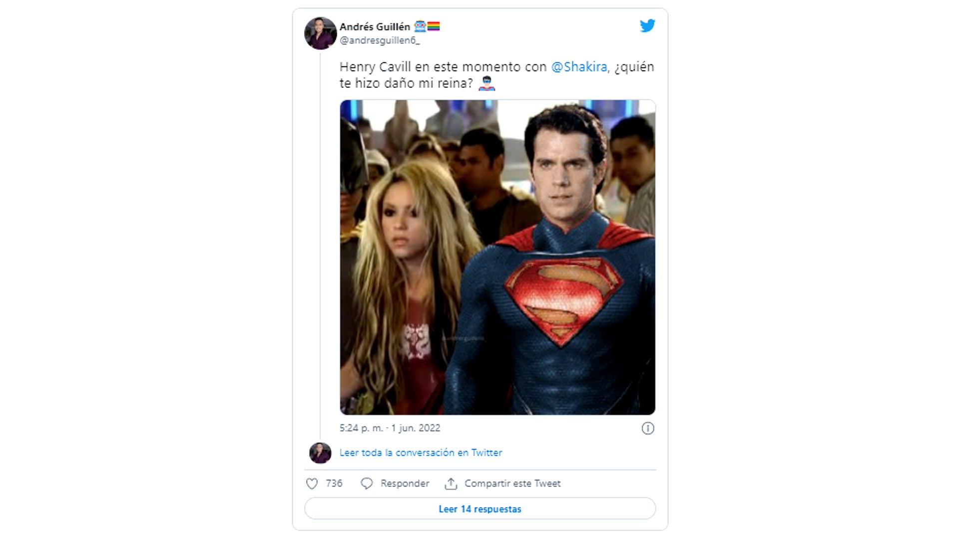 memes Shakira y Piqué