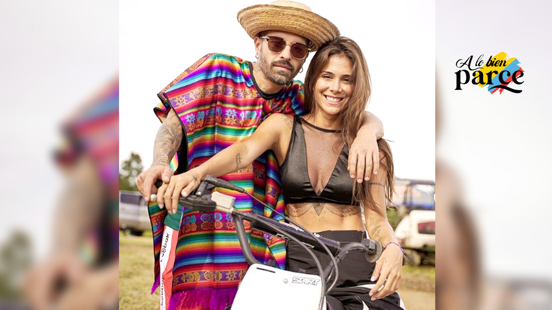 Greeicy Rendón y Mike Bahía