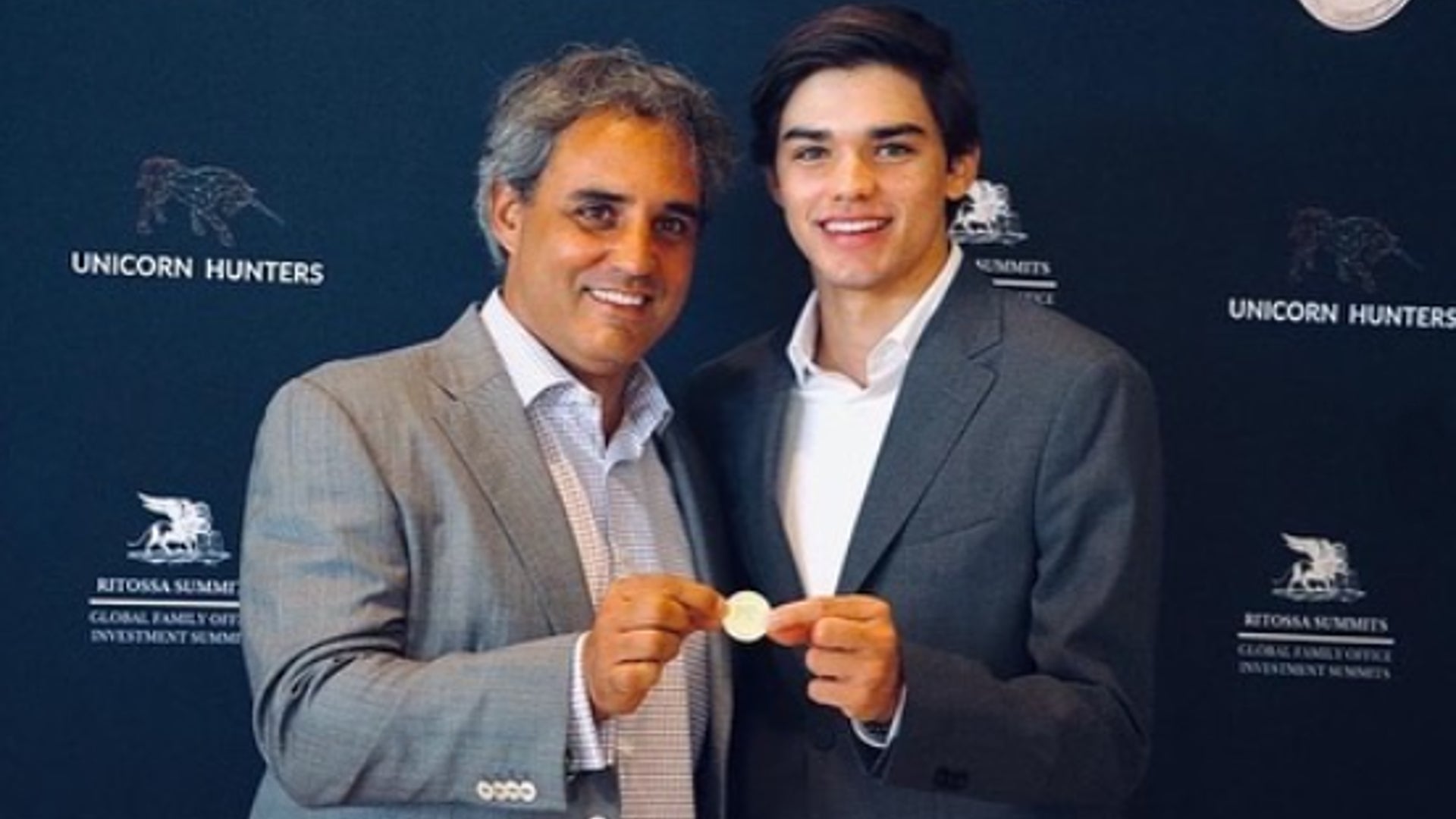 Sebastián y Juan Pablo Montoya