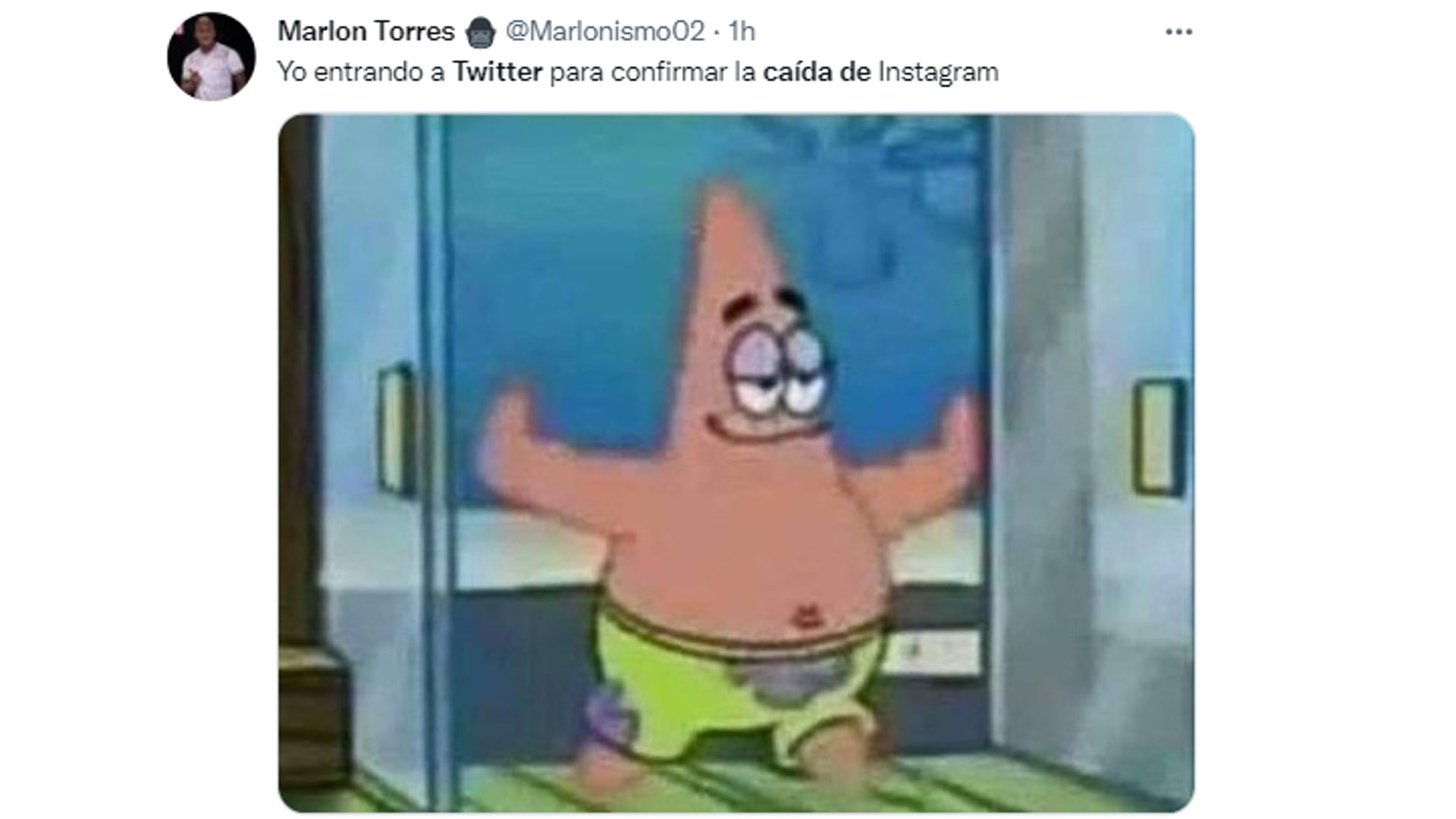 memes caída Instagram