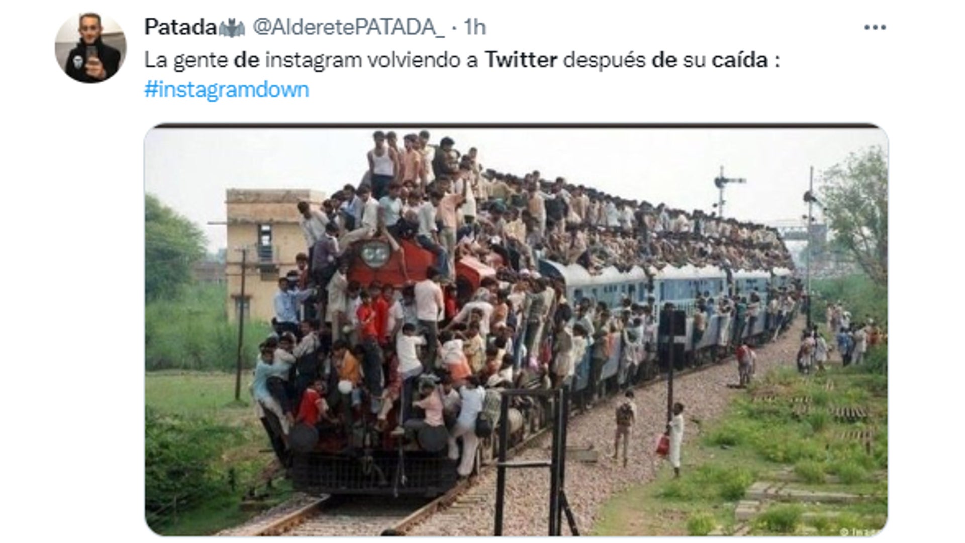 memes caída Instagram