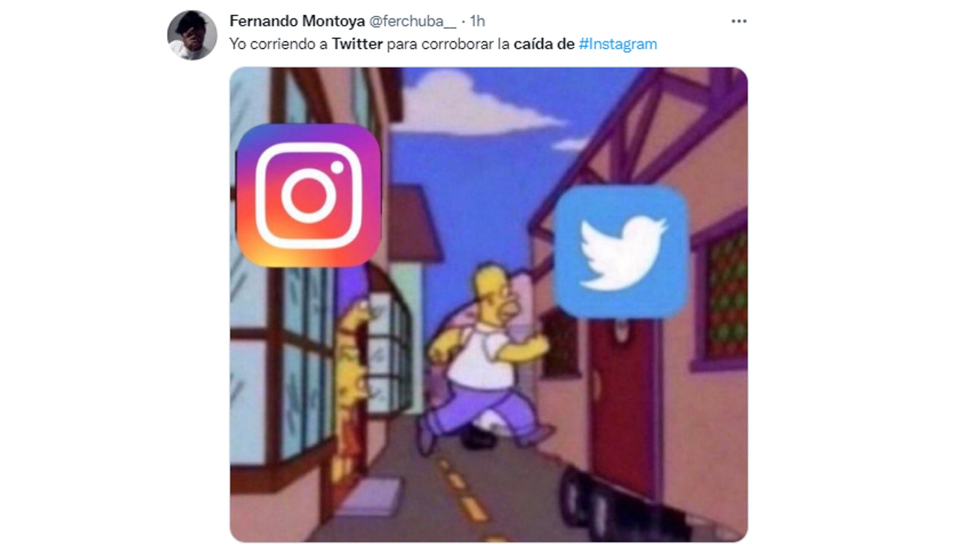memes caída Instagram