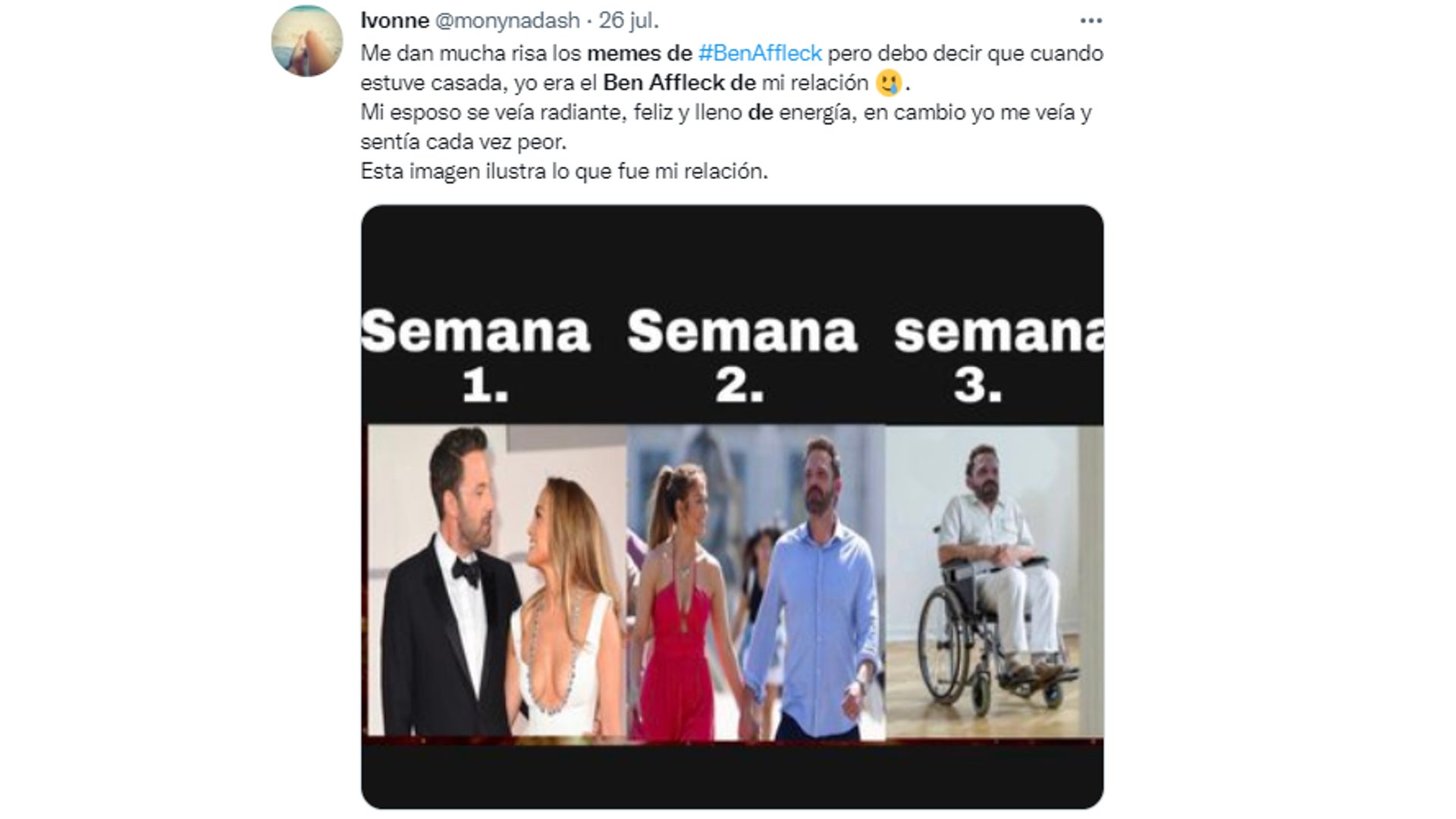 memes de Jennifer López y Ben Affleck