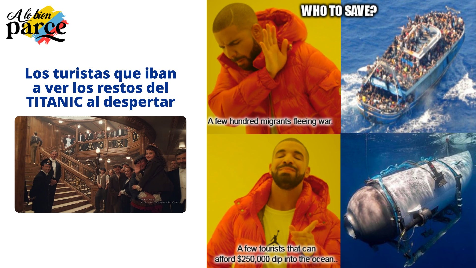 Memes Titanic humor Imagen de memes del Titanic, donde el humor y la creatividad se combinan para brindar risas a través de referencias al famoso transatlántico