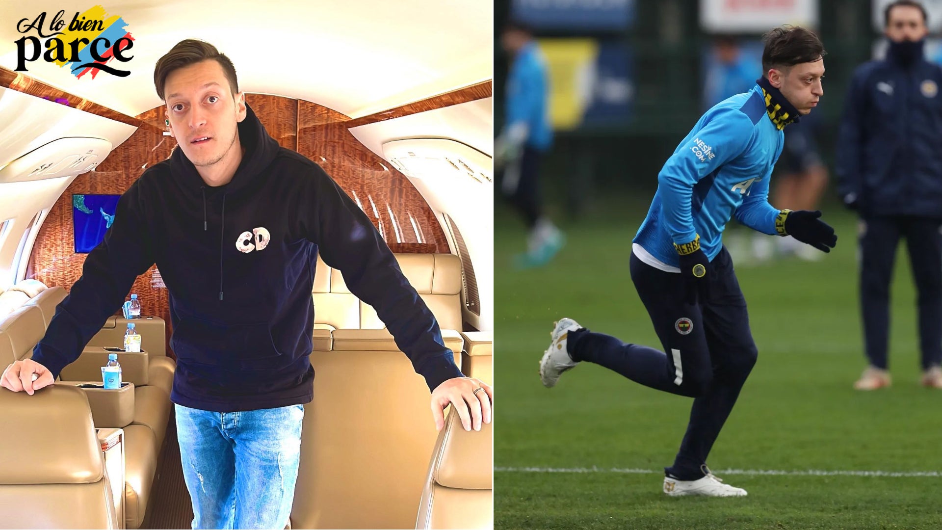 Imagen de Mesut Özil en acción, mostrando su estilo de juego magistral y su visión excepcional en el campo de fútbol.