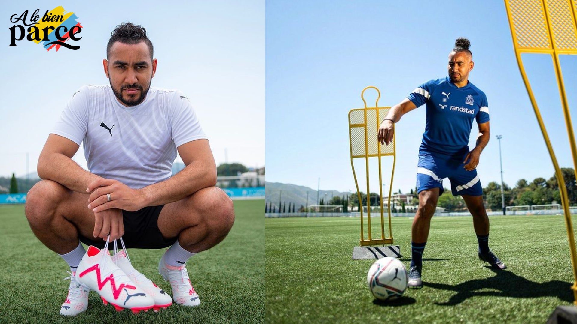 Fotografía de Dimitri Payet, destacado futbolista francés.