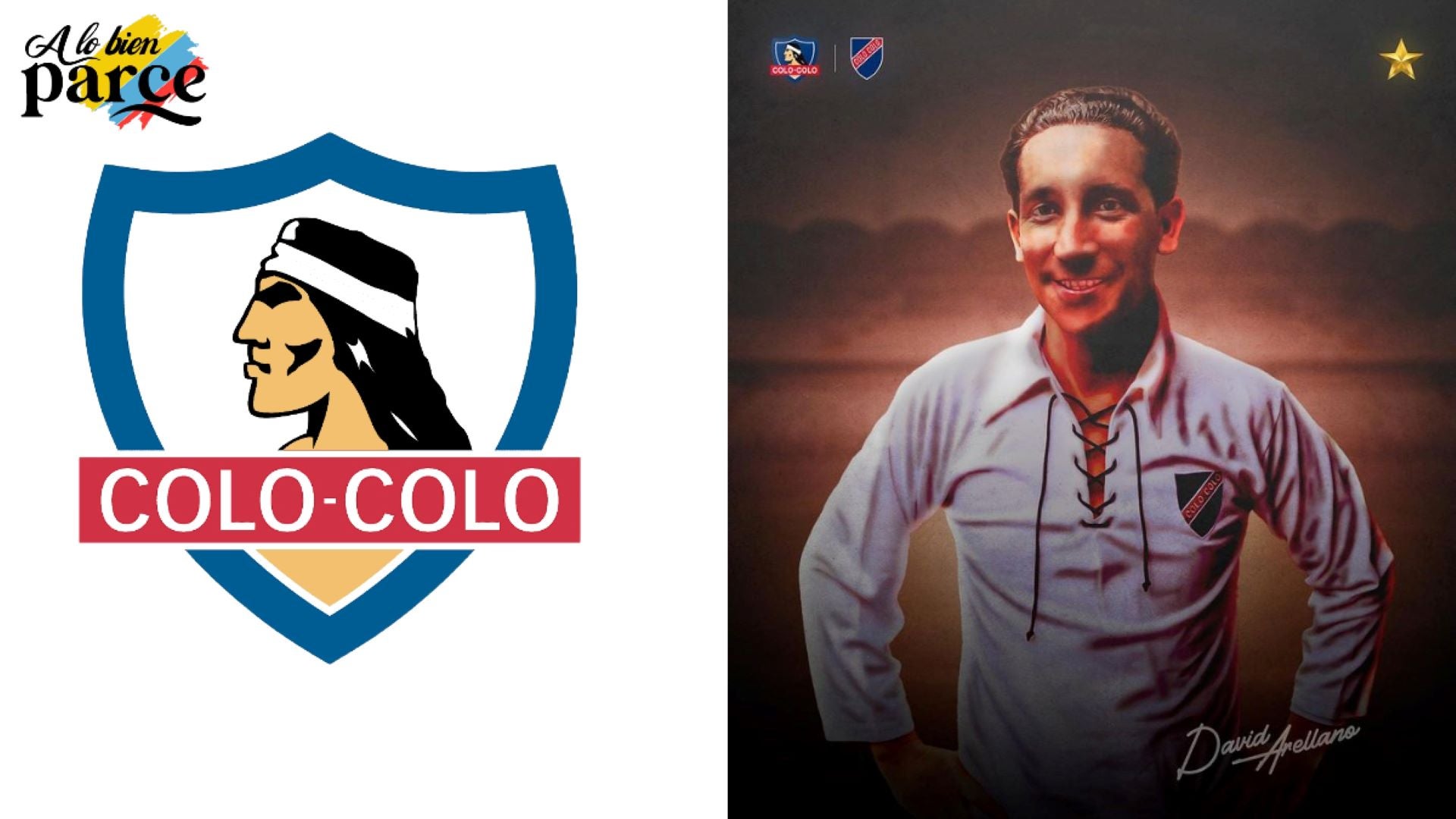 Escudo de Colo-Colo y su fundador