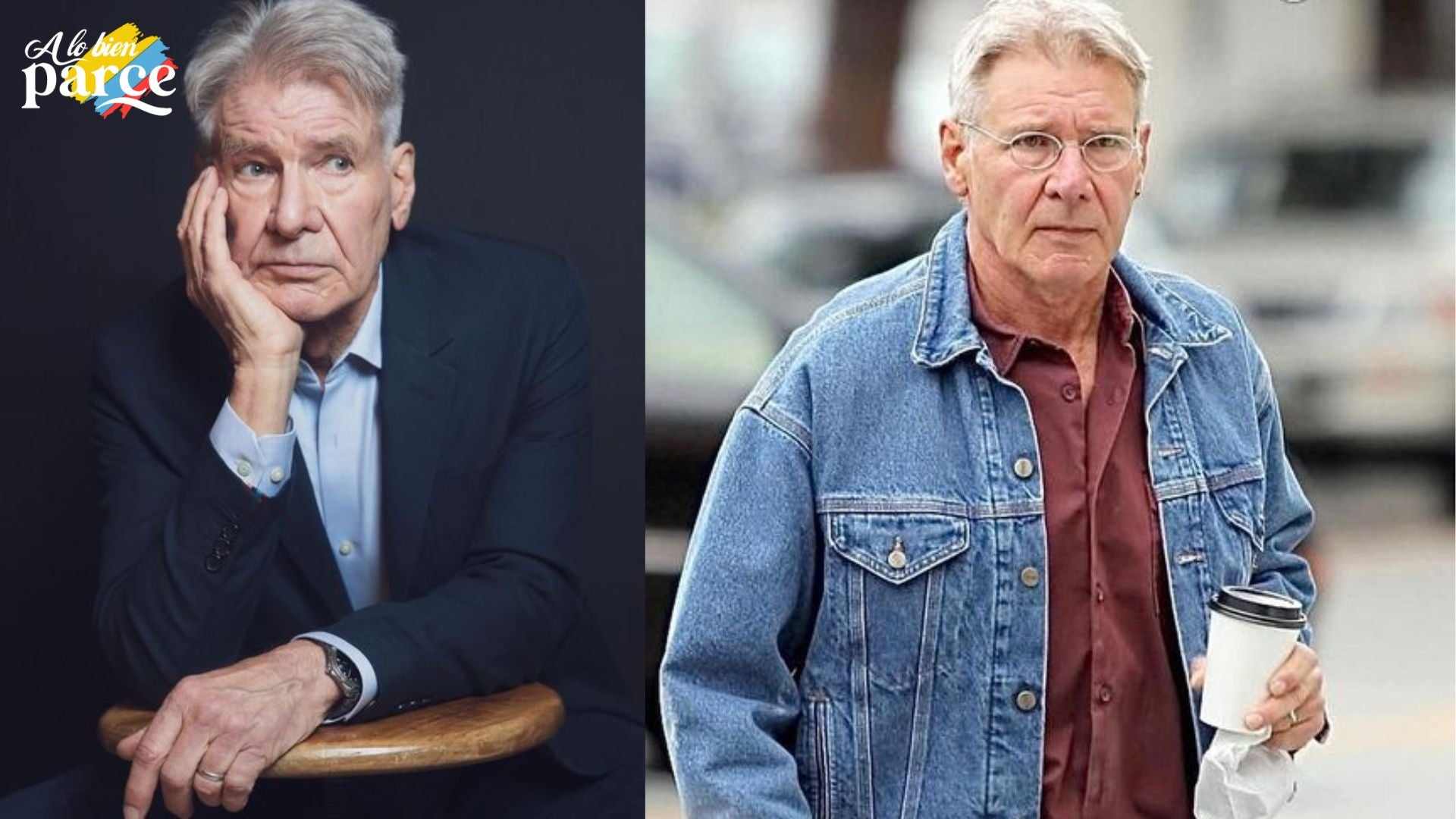 Harrison Ford caminando por la calle