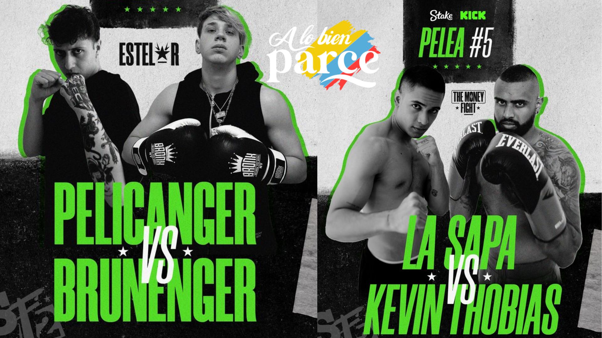 luchadores del evento