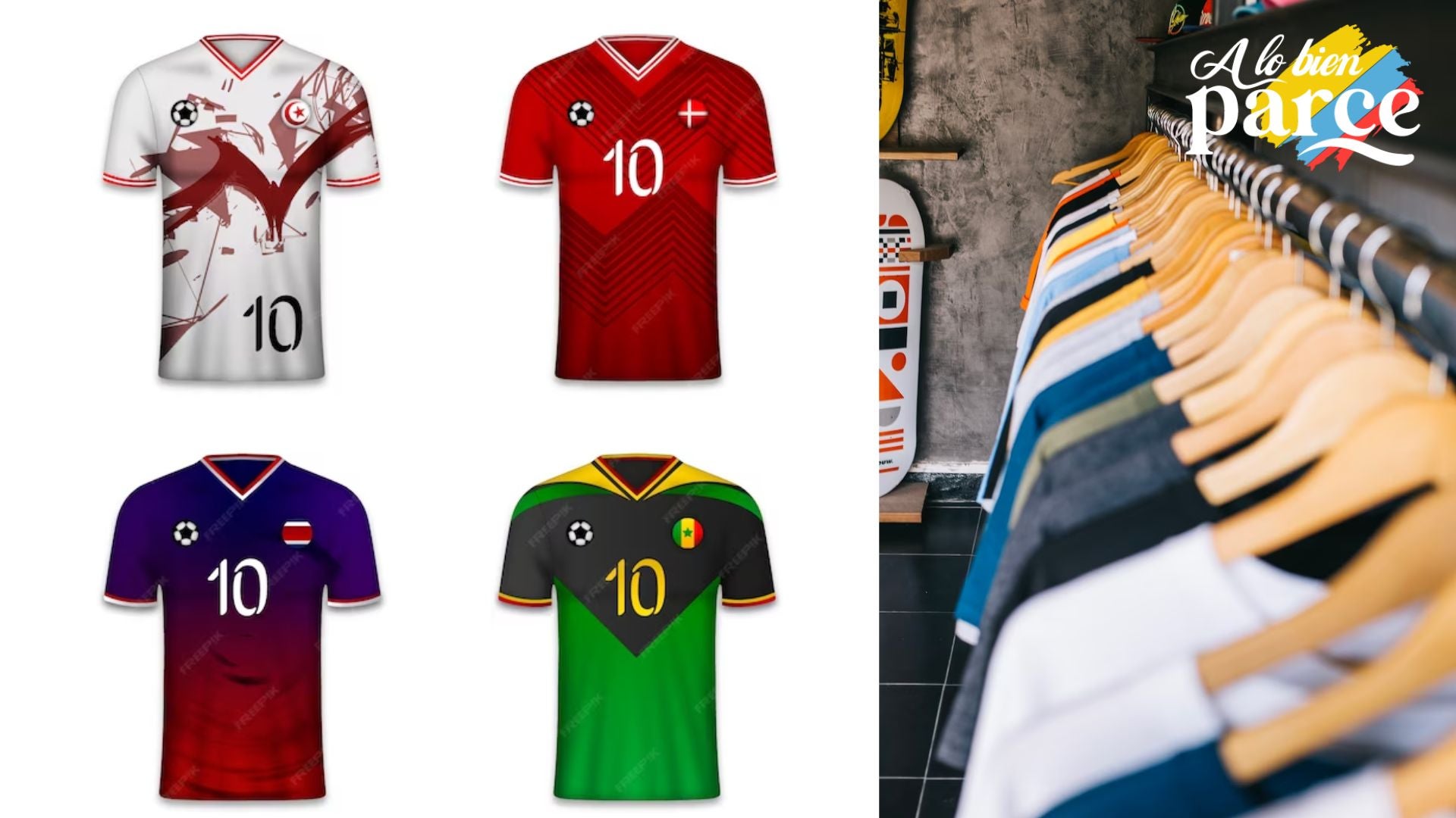 Colores de las camisetas de fútbol